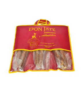 LOTE 3 PIEZAS EMBUTIDO DE CERDO 1160 G.