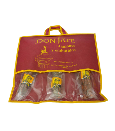 LOTE 3 PIEZAS EMBUTIDO DE CAZA