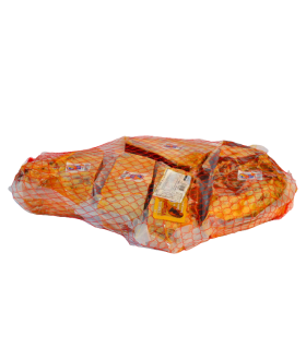 JAMÓN DE TERUEL D.O. VILLAMÓN SIN HUESO, TROCEADO  4.900 A 5.100 KG.