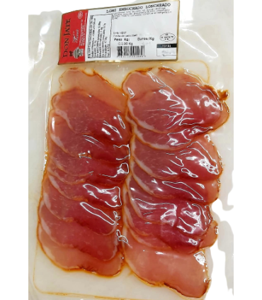 LOMO EMBUCHADO LONCHEADO Y ENVASADO AL VACÍO 100 G.